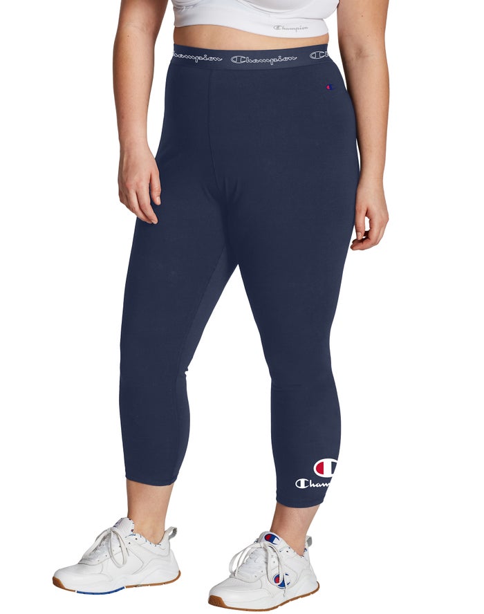 Champion Legging Dames - Donkerblauw - Plus Authentic ( 780463-MUZ )